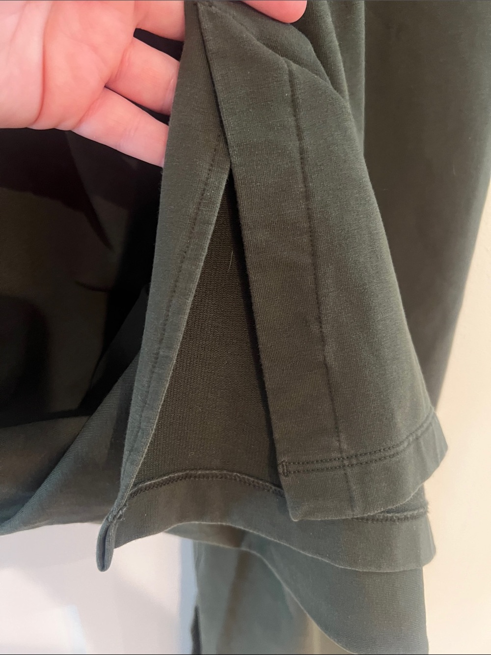 Lululemon Athletica La Wide Leg Side Split High-rise Pant In Green EUC - Picture 4 of 5
